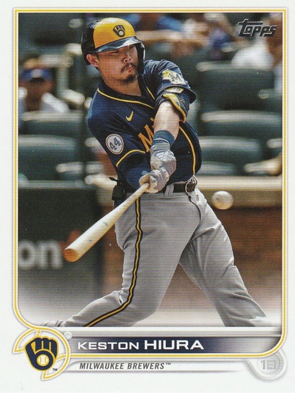 Keston Hiura - 2022 Topps Series 1 Baseball Card